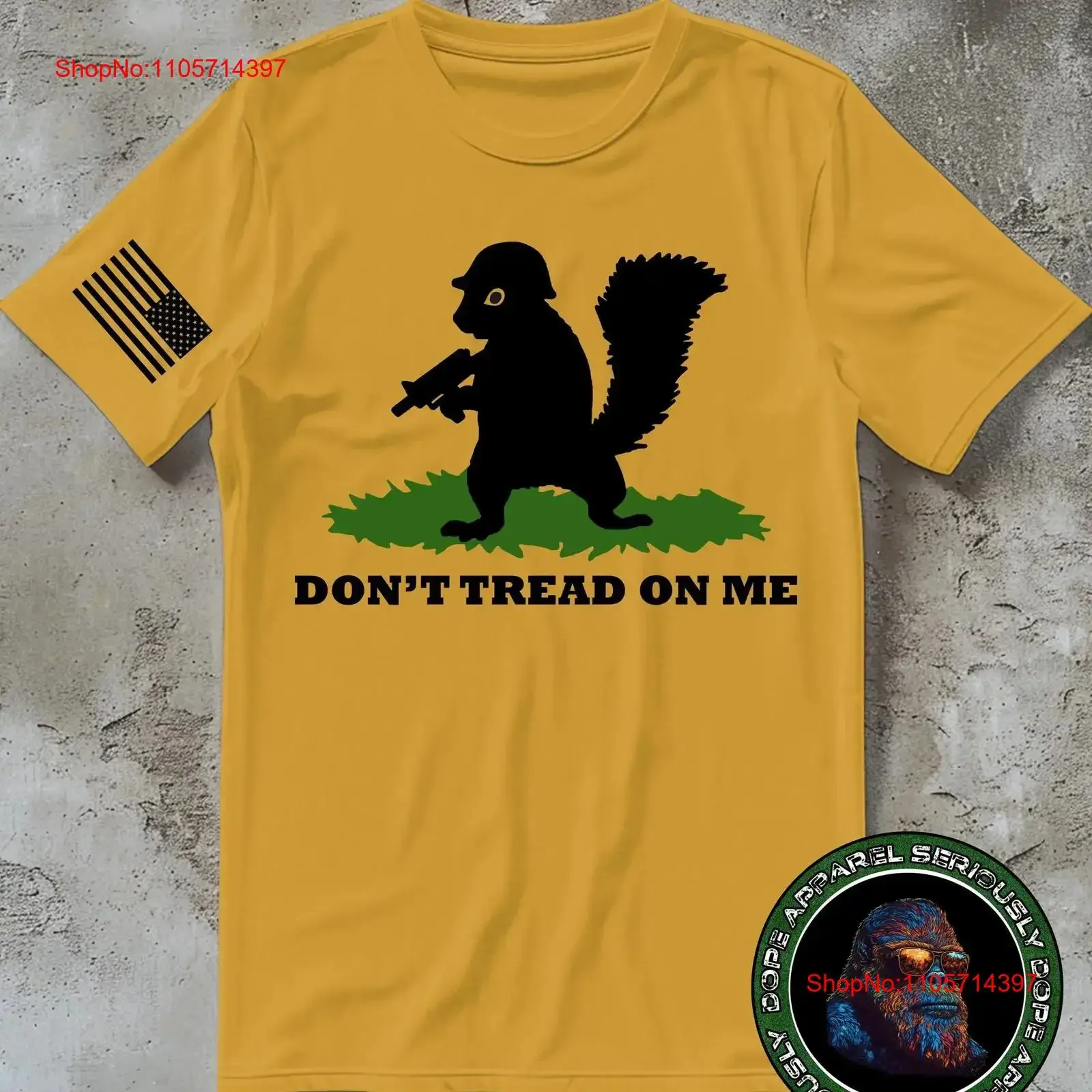 P'nut the Squirrel Gadsden Flag T Shirt for Justice Peanut Conservative with American Sleeve Print vintage Washed Slightly