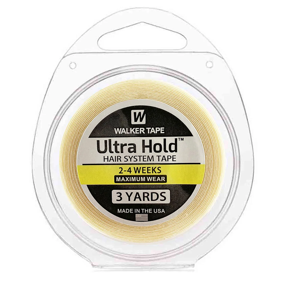 1 rolka 3 jardów taśmy Walker Tape Ultra Hold Dwustronna samoprzylepna taśma do włosów w rolkach do peruki