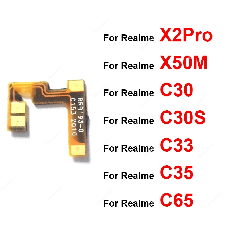 For Realme X2 Pro X50M C30 C30s C33 C35 C65 5G Proximity Flex Cable Ambient Light Sensing Proximity Flex Ribbon Connector Parts