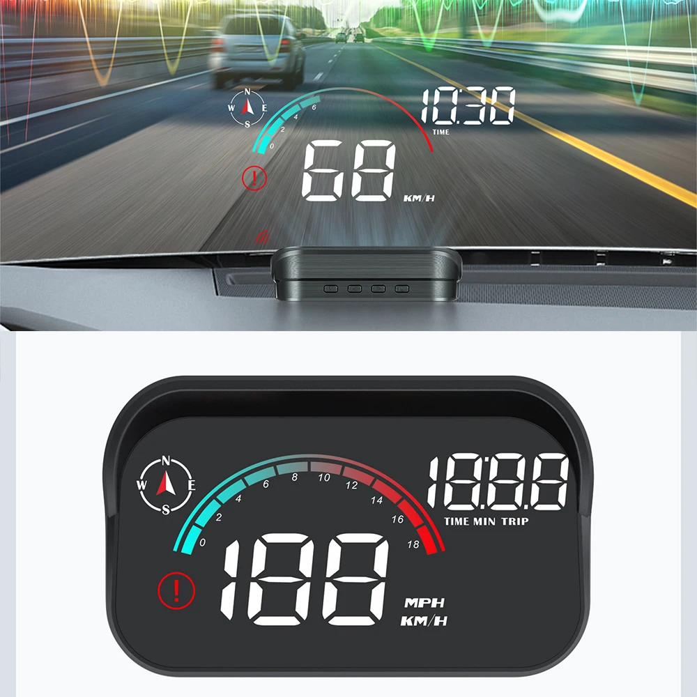 GPS Head Up Display Hud Projektor M22 Digitaler Tachometer Kilometerzähler Messgerät Universal Auto