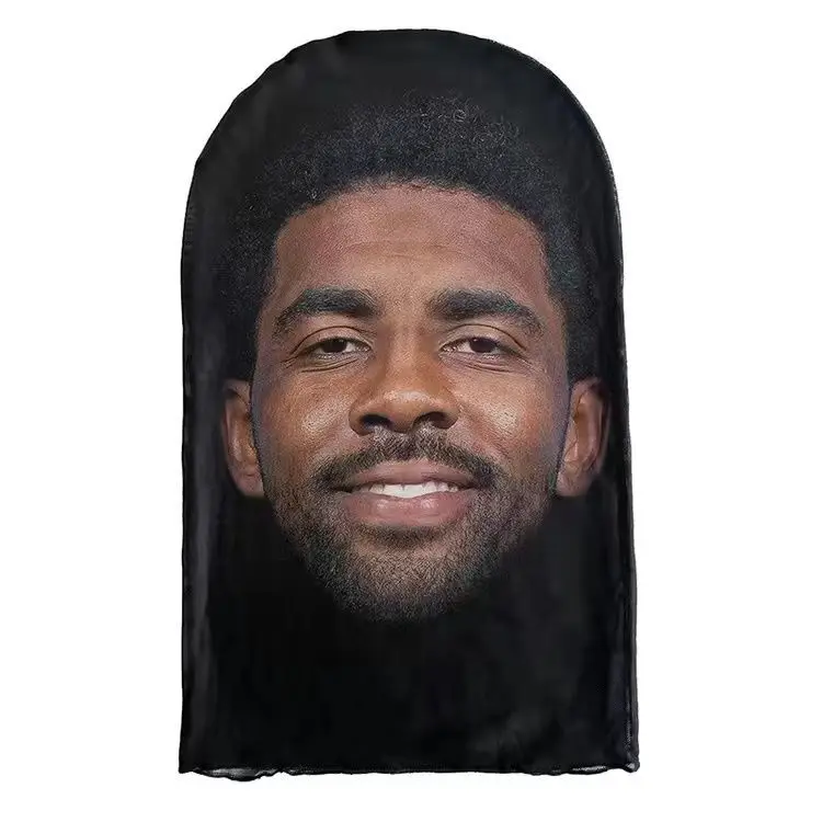 Neue 3D-gedruckte Kanye-Maske, elastische Mesh-Vollgesichtsmaske für Männer und Frauen, Cosplay-Kopfbedeckung, Hip-Hop-Mode, Sturmhaube, Kapuze, Kopfbedeckung – Detail 6