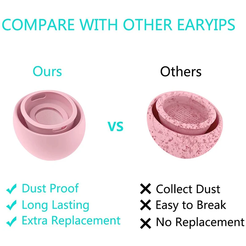 ل أبل AirPods Pro 2 استبدال الأذن نصائح سماعة يغطي وسادات الأذن سماعات الأذن الملونة سيليكون في الأذن سماعة الأذن الملحقات #4