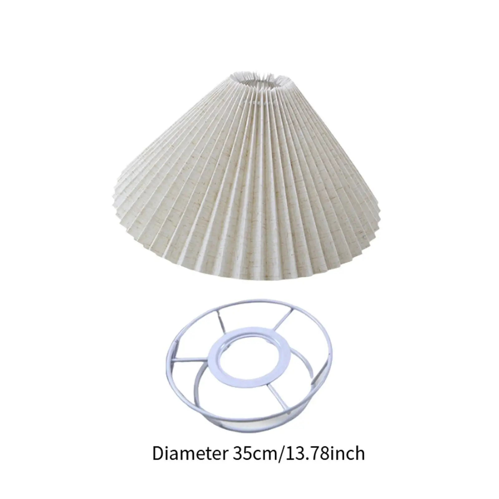 Pleated Lamp Shade Replacement Easy Assembly Lighting Fixtures Simple Ceiling