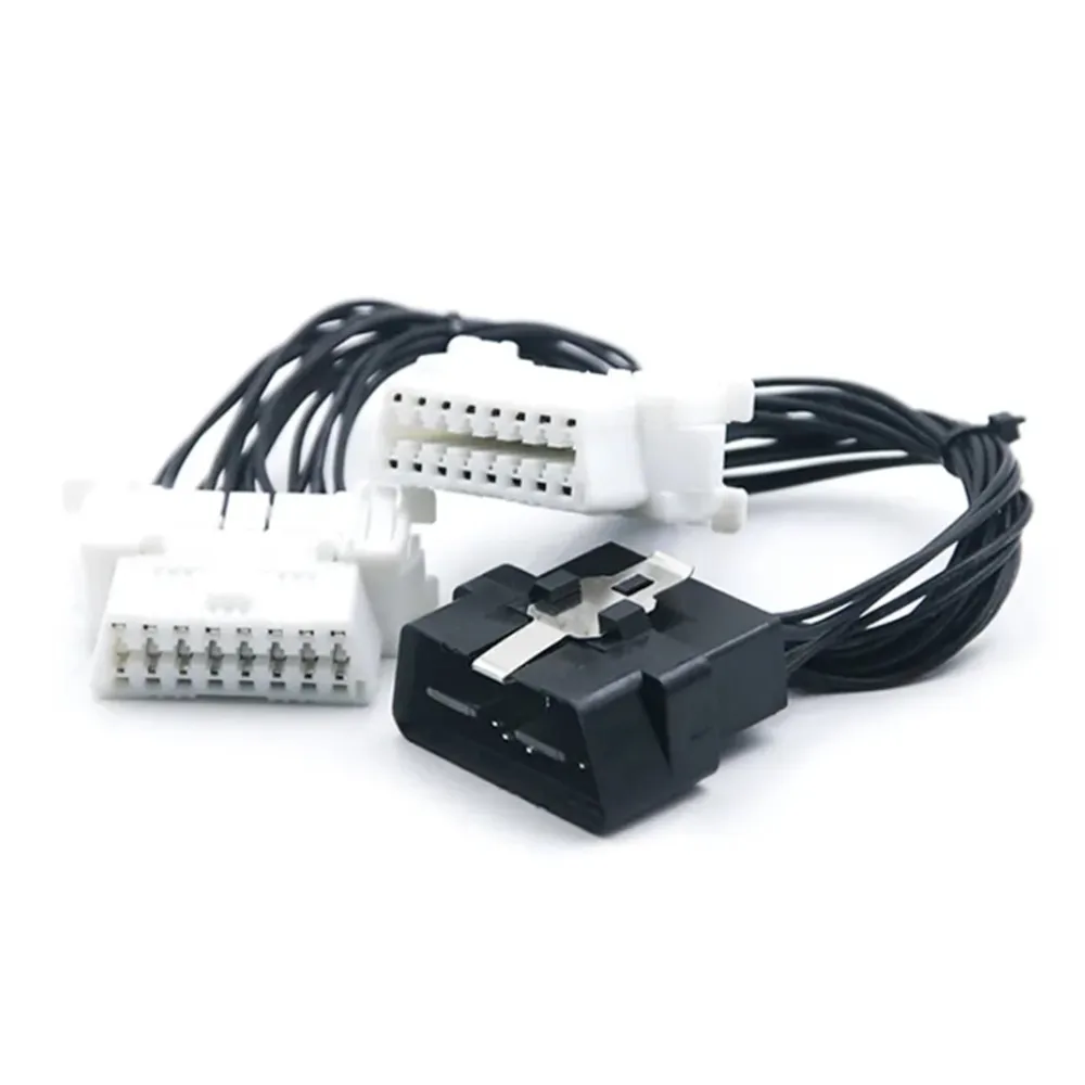 16Pin OBD2 OBDII OBD 2  Extension Cable 1 Male to 2 Female Y Cable OBD Cable for OBD2 Auto Diagnostic System