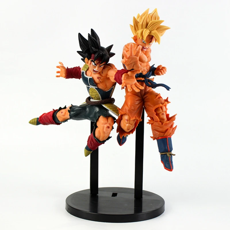 Bandai 26cm Anime Dragon Ball Goku Vegeta Figure Super Saiyan Figurine Action Figures Statue Model Doll Collection Toy Gift Kids