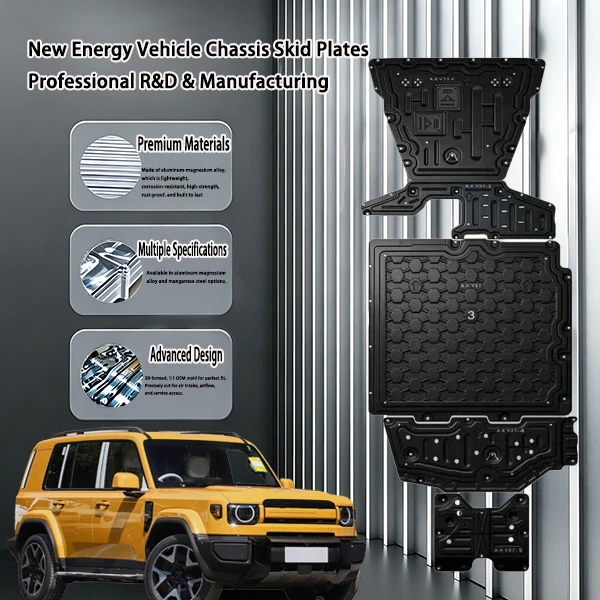 High Quality ICAR V27 Skid Plate Electrostatic Spraying Anti Rust Battery Protection Board