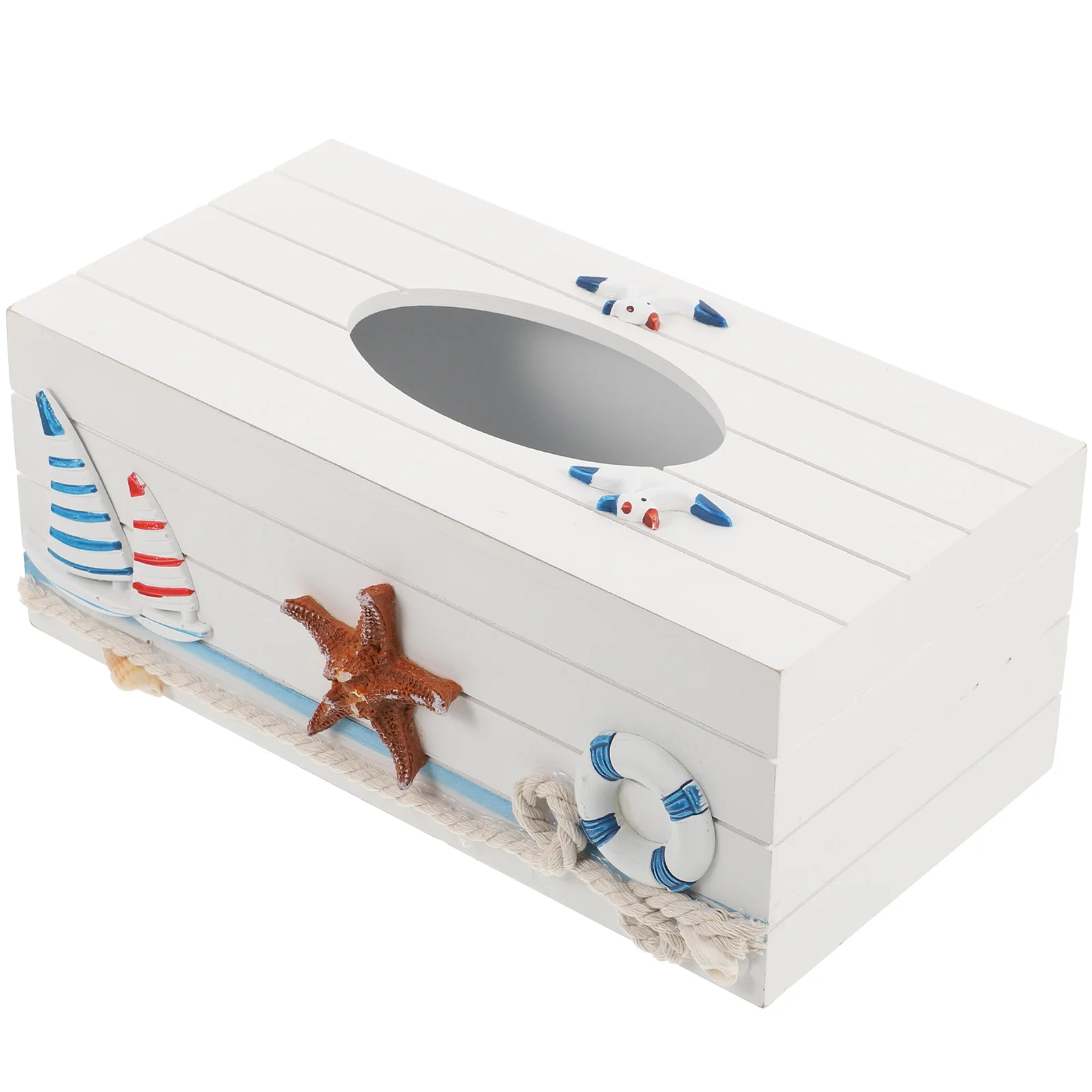 

Simple Stylish Wooden Tissue Box Cover Shell Star Design Desktop Décor Paper Towel Holder Living Room Napkin Case