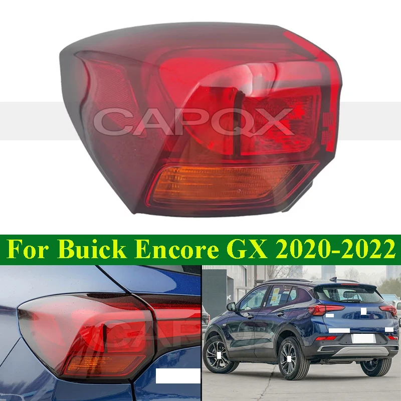 

CAPQX Outer Rear Bumper Tail Light Tail Lamp For Buick Encore GX 2020-2022 Taillight Taillamp Brake Light Rear Turn Light