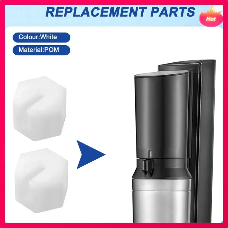 

ABYP, 2 комплекта Sodastream Crystal 1,0 2,0, сменные гайки для сопла, быстроразъемный разъем CO2, безопасное газовое уплотнение