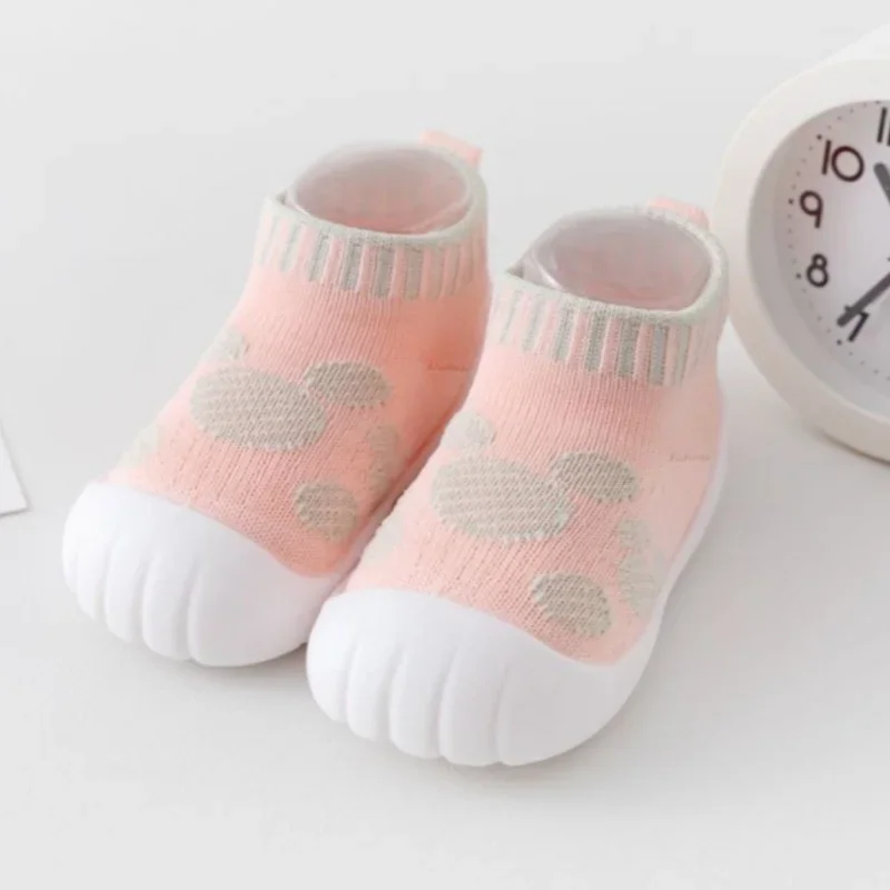 أحذية أطفال للرجال والنساء، أحذية ربيعية وخريفية قابلة للتنفس ونعل ناعم ومضادة للانزلاق للأطفال بعمر 0-1-3 سنوات، أحذية مضادة للركلة