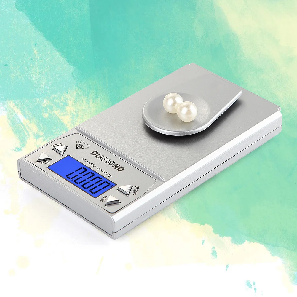 

Mini Electronic Jewelry Scale 10G 0.001g Precision Compact Design Fast Calibration Jewelry Gem Coin Weighing
