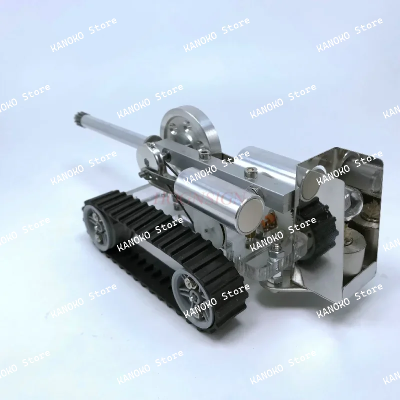 Retro Ganzmetall FÜR Stirlingmotor Tank Modell Motor Kit Mini Generator Dampf