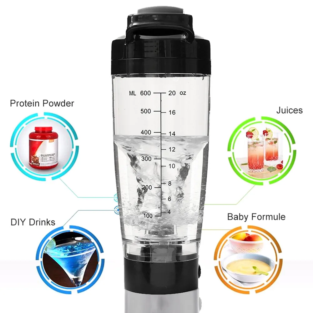 Electric Protein Shake Stirrer USB Shake Bottle Milk Coffee Kettle Sports And Fitness Charging Electric Shaker Cup