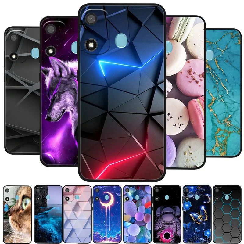 

For Itel A27 a 27 Case Wolf Lion Protective Silicone TPU Soft Cover Phone Case for Itel A27 ItelA27 Cartoon Bumper Funda Coque