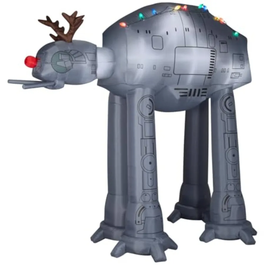 

8.5Ft. Tall Christmas Iatable Airblown at-at Indoor/Outdoor Holiday Decoration