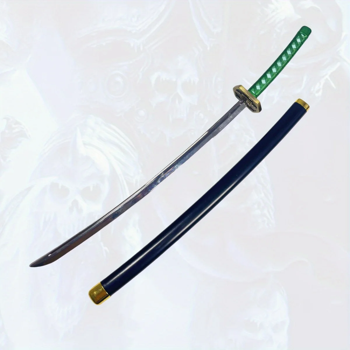 8.6 polegada lixívia aizen sousuke metal katana espada ninja faca original samurai sabre japonês katana cosplay acessórios prop brinquedo