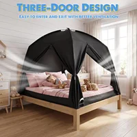 Twin Bed Tent for Kids and Adults, Indoor Blackout Sleeping Play Tents 2