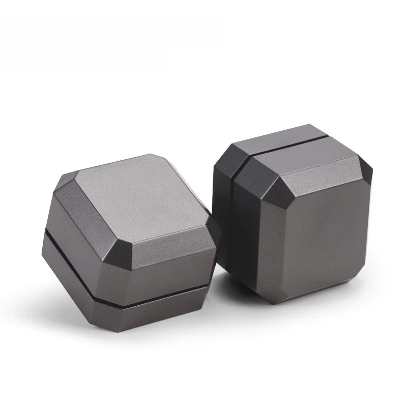 LED Light Necklace Packaging Box Proposal Ring Display Box Wedding Ring Storage Boxes Mini Woman Necklace Organizer Case