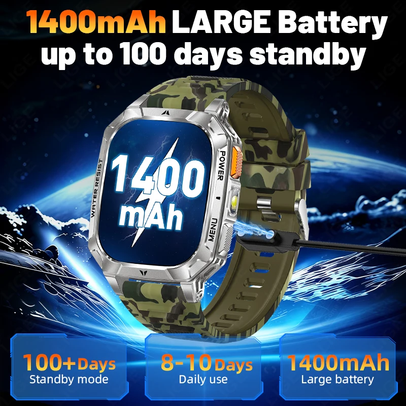 LIGE New Outdoor Smart Watches - Outdoor Lighting Ip Rating recension och pris