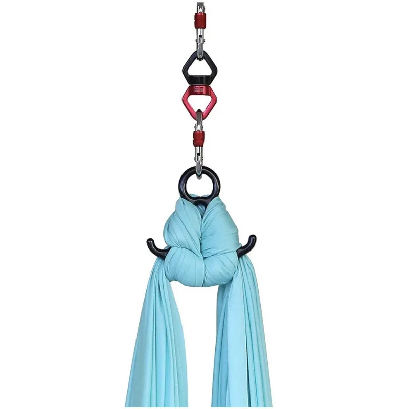 Aerial Silk Dance Hardware kit for Acrobatic Flying Dance Rescue 8 & Swivel & Carabiners Yoga Slings for Yoga Equipment