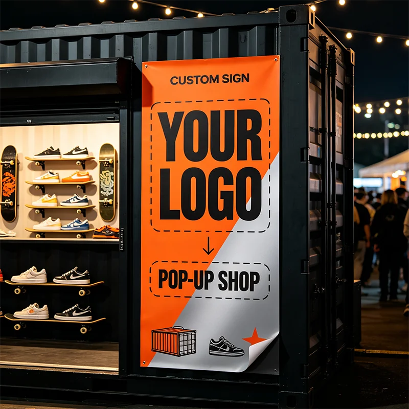 Any Size 100cm Custom Sticker Add Your Logo Weather Resistant Vinyl Decals for Streetwear Store Skate Shop Vintage Clothing Bout