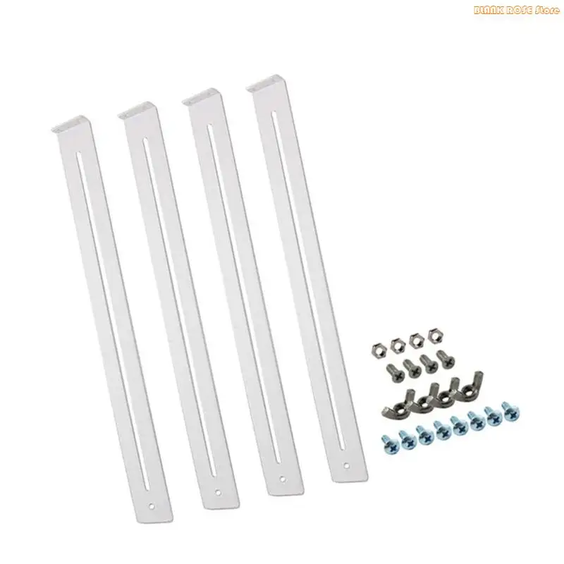K1AE Quickly Fix Drawer Support Brackets Repair Sagging Wooden Cabinets Using Nut Length Adjustment