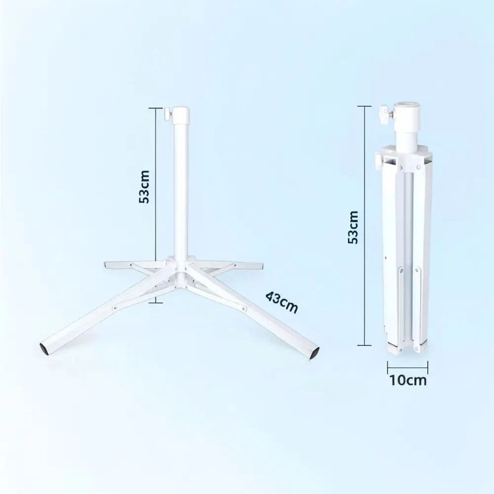 Durable Folding Umbrella Fixed Base Four Legged Support For Outdoor Fishing Camping Garden Patio Sunshade Gear