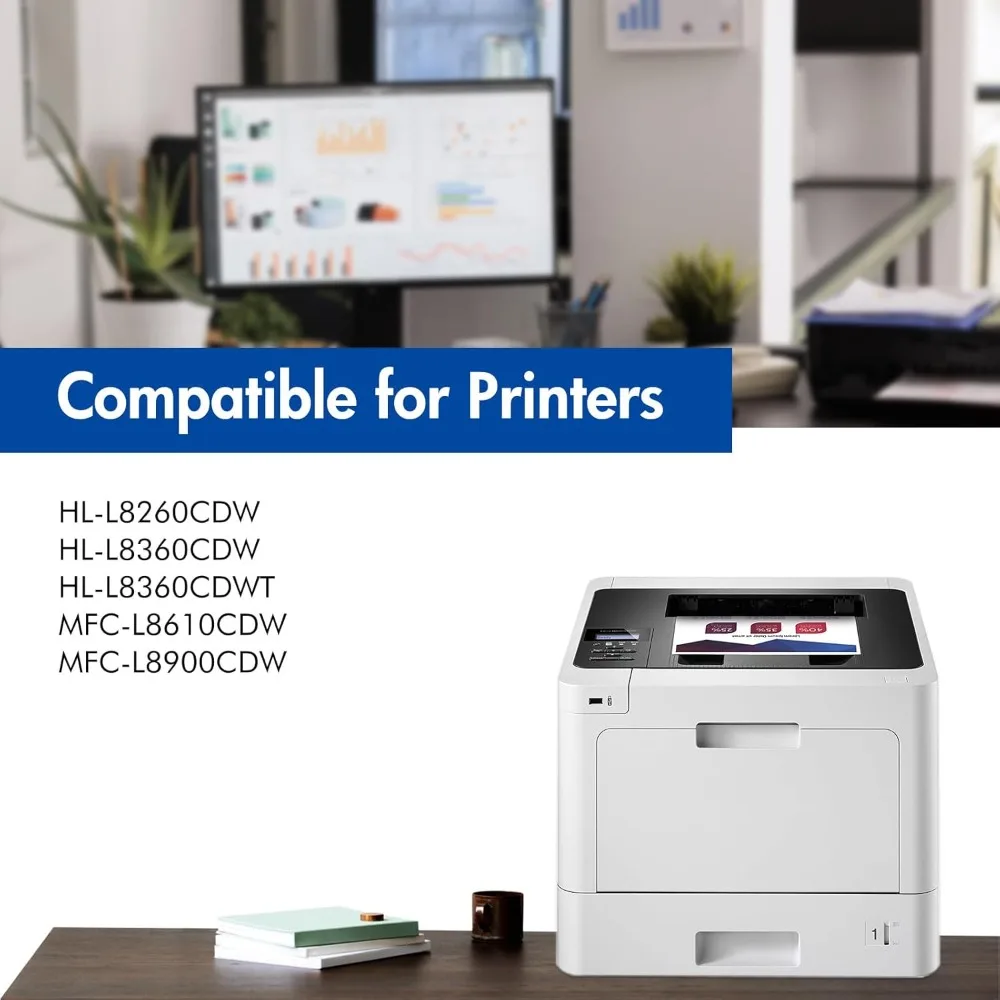 Compatible Replacement for Brother TN433BK TN433C TN433M TN433Y TN431 TN-431 Toner for MFC-L8900CDW HL-L8360CDW