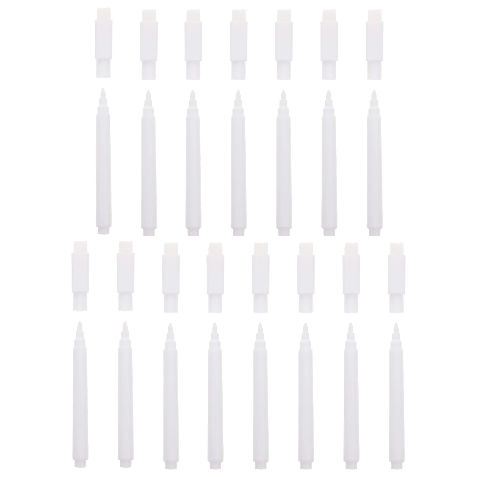 

15 Pcs White Chalk Pen Liquid Marker Erasable Markers for Blackboard Dust Easy Wipe Off Regular Size Brush Head Ideal