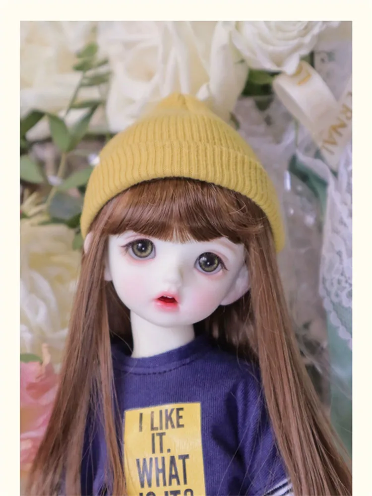 Warm Street Elastic Round Hat for BJD Doll 1/6 1/4,1/3 Uncle Doll Clothes accesorios de ropa para muñecas CPB15