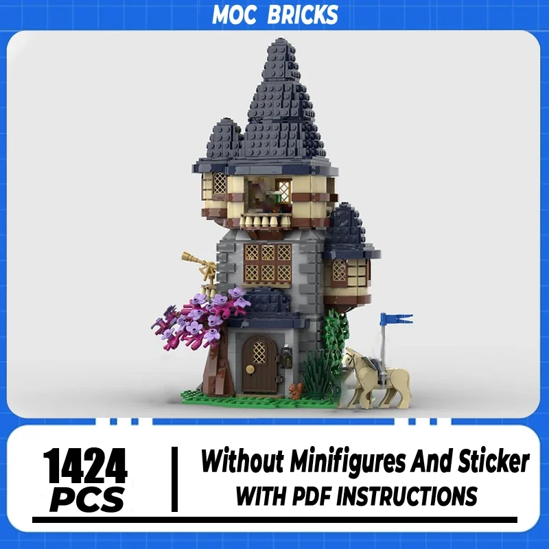 

Medieval Castle Model Moc Building Blocks Magical Witch Castle Model Technology Bricks DIY Assembly Street View Toys Gifts
