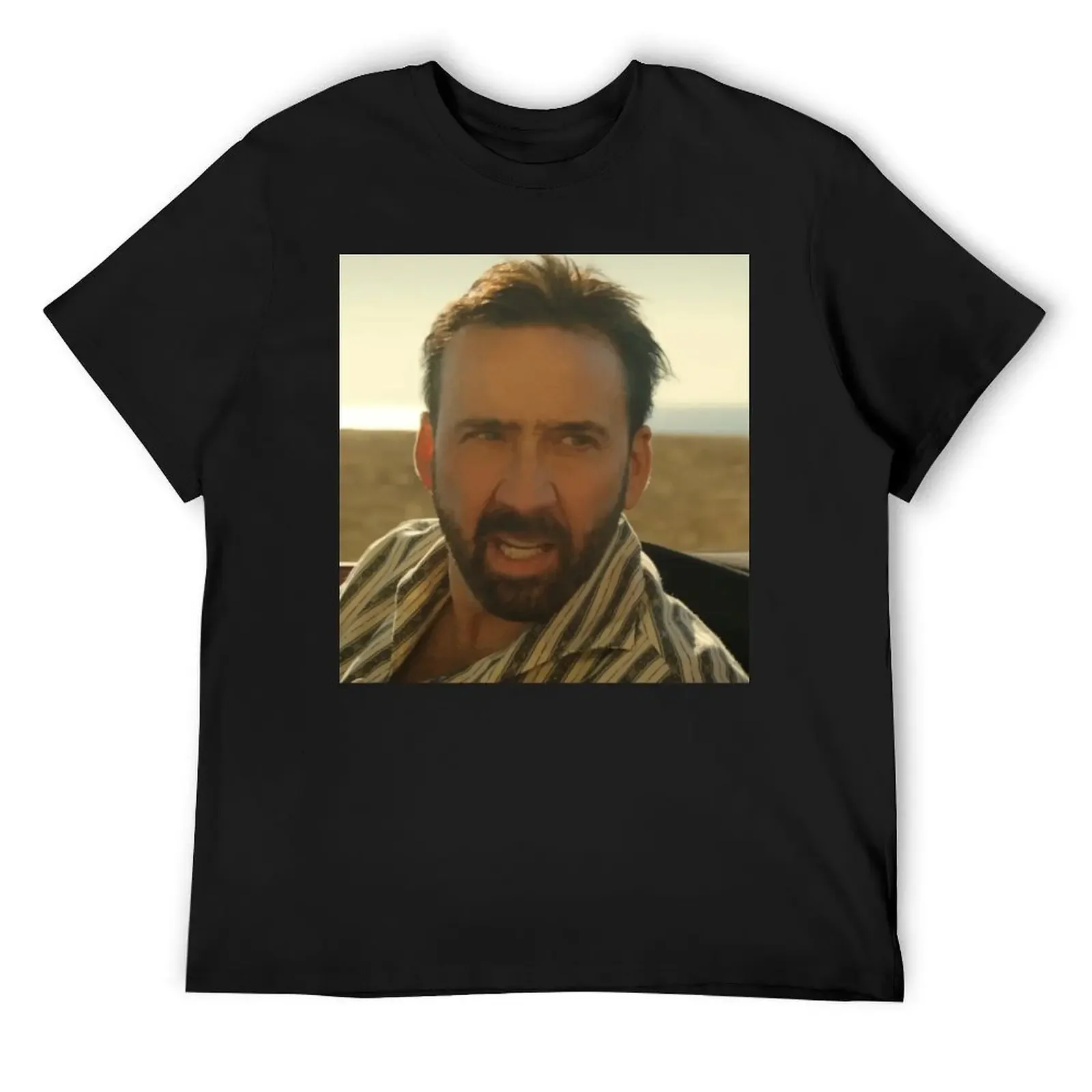 

Nic Cage Meme T-Shirt Aesthetic clothing croswit shirt man plus sizes mens big and tall t shirts