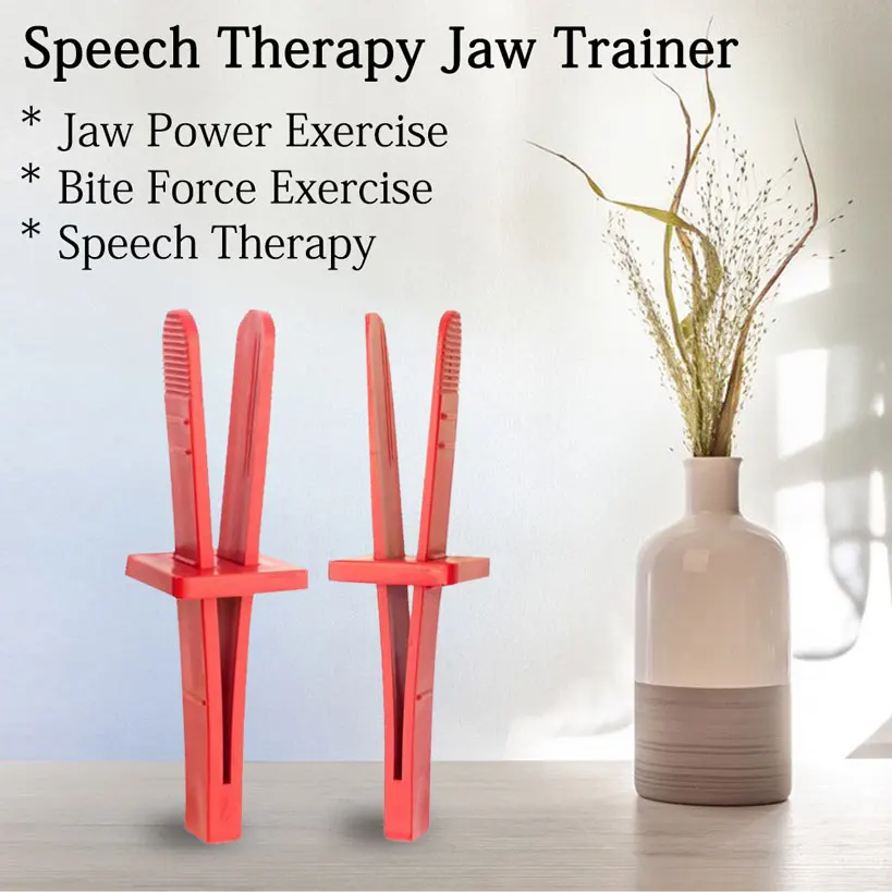 2Pcs Jaw Trainer Speech Therapy Strength and Stability Boost Exercise  Aphasia Treatment Recovery Talk Tool ﻿