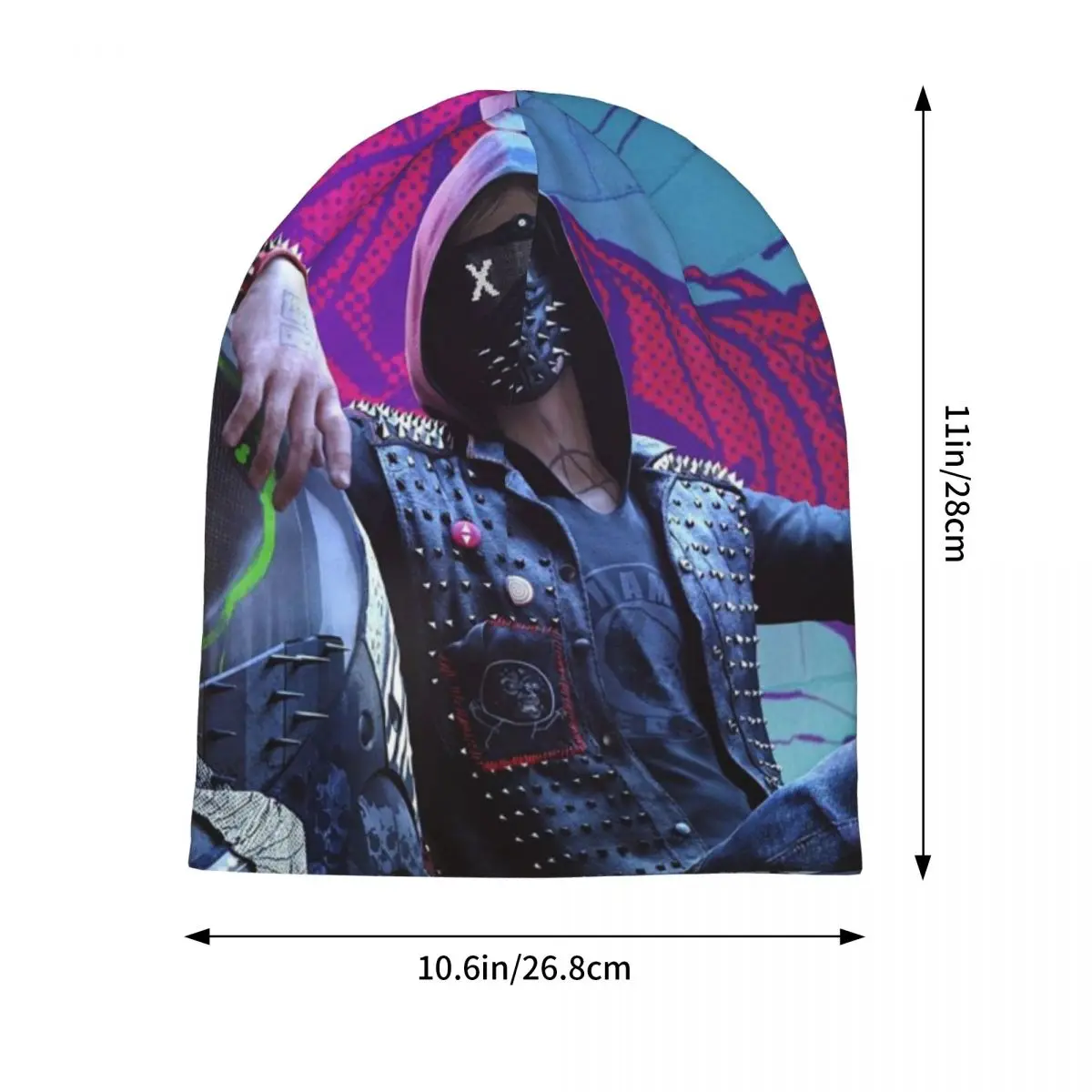 مشاهدة الكلاب 2 ماركوس القرصنة لعبة 1 الرجال النساء الكبار بيني قبعات محبوك بونيه قبعة دافئة موضة الخريف الشتاء Skullies القبعات