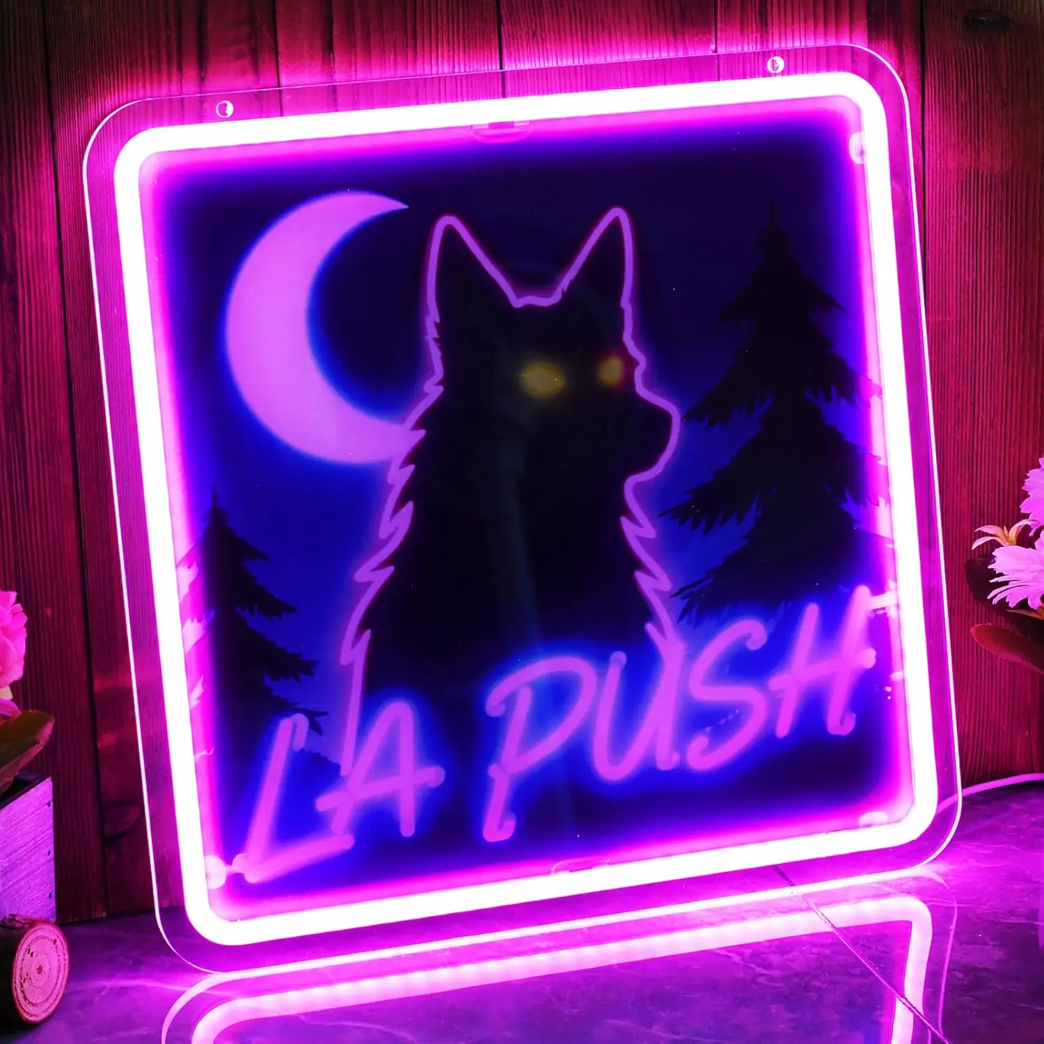 

Неоновая вывеска в виде животного, декор для детской комнаты, светодиодный светильник с питанием от USB для тики-бара, игровой комнаты, вечеринки, спальни, украшения, подарок, настенные светильники