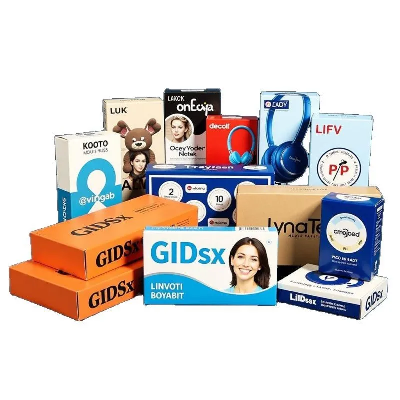 Custom Packaging Boxes Custom White Cardboard Boxes Small Batch Custom Corrugated Paper Airplane Boxes Printed Cosmetic Color Bo