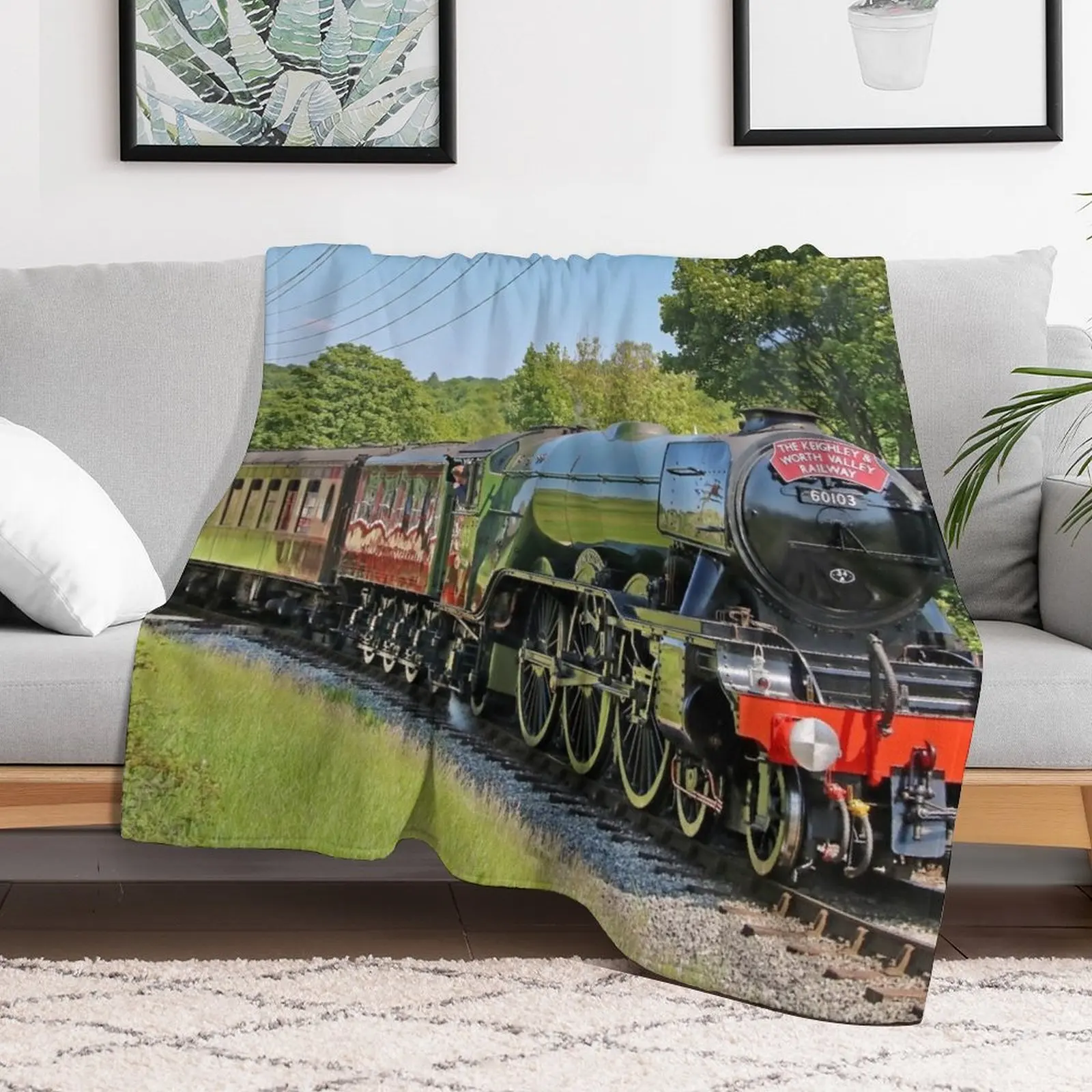 Flying Scotsman 60103 Centenary KWVR - 10 Throw Blanket No Pilling Soft Warm Blanket for Bed