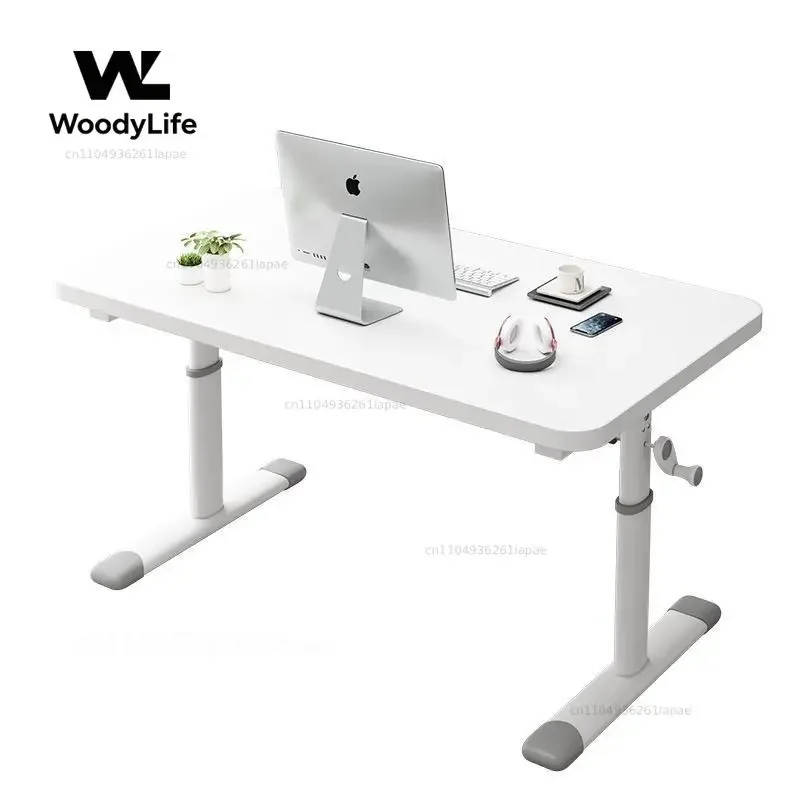 Height Adjustable Gaming Desk Desktop Computer Desk Home Use Kids Learning Small Space Laptop Desk Computer Table Laptop Table