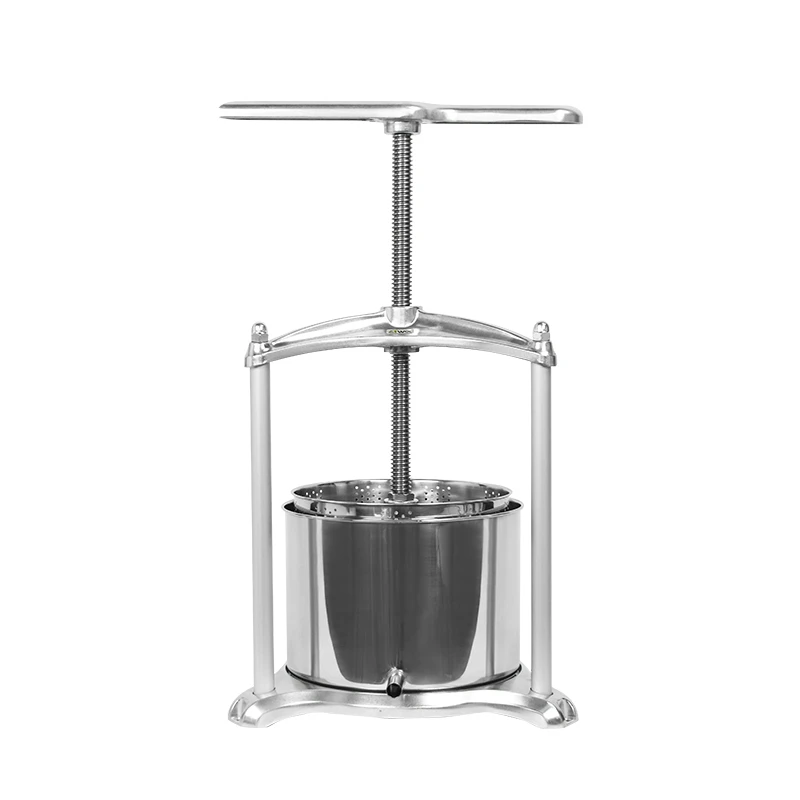 Italian high-end stainless steel press pomace juicer press cheese de-watering press pickle manual wine press machine