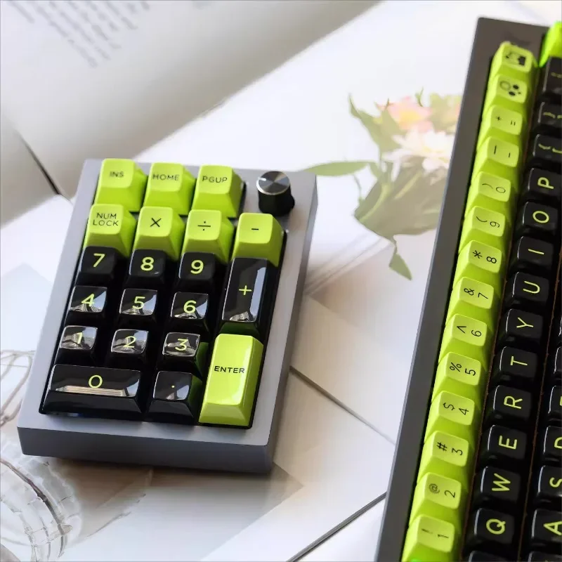 TOXIC Keycap Set Poison Custom for Mechanical Keyboard Accessory Key Caps ABS Artisan Personalizada Smooth Surface Kepcap Gift