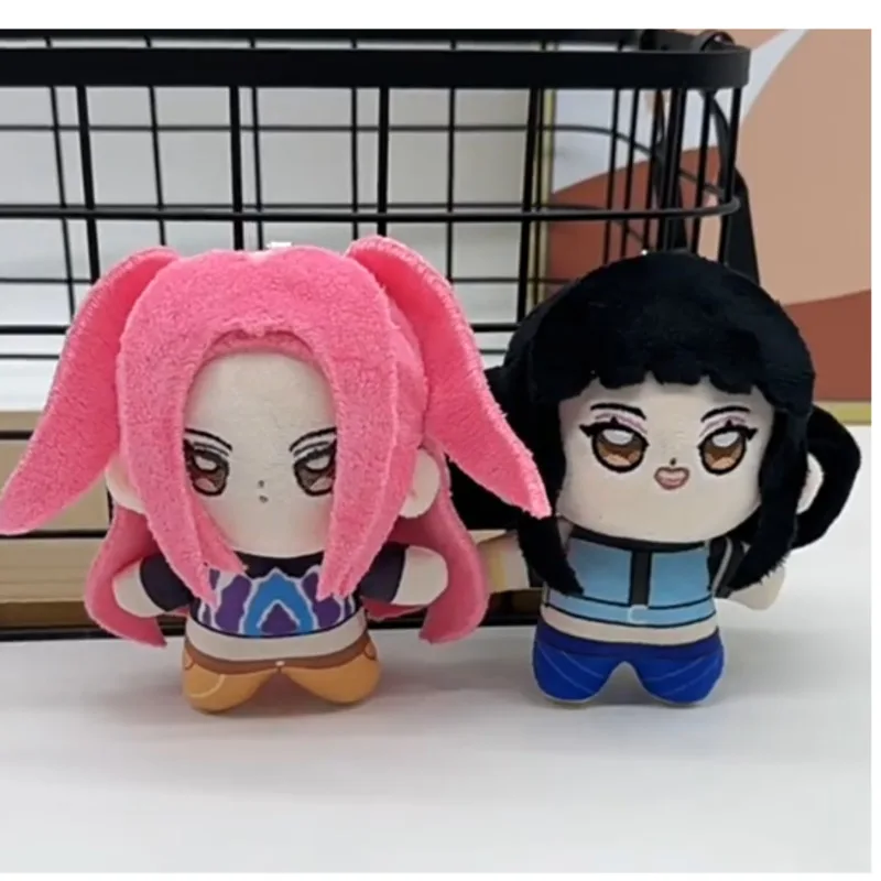 Bonito kpop demônio caçadores chaveiro de pelúcia anime figura rumi saja meninas bonecas brinquedos chaveiro saco acessórios presentes do festival
