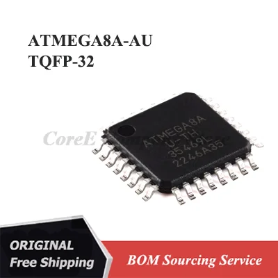 1/5PCS ATMEGA8A-AU chip 8-bit microcontroller AVR TQFP-32
