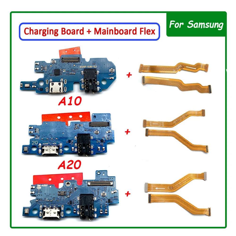 

Tested USB Fast Charging Charger Main Motherboard Flex Cable For Samsung A10 A20 A30 A40 A50 A60 A70 A80 Dock Connector Board