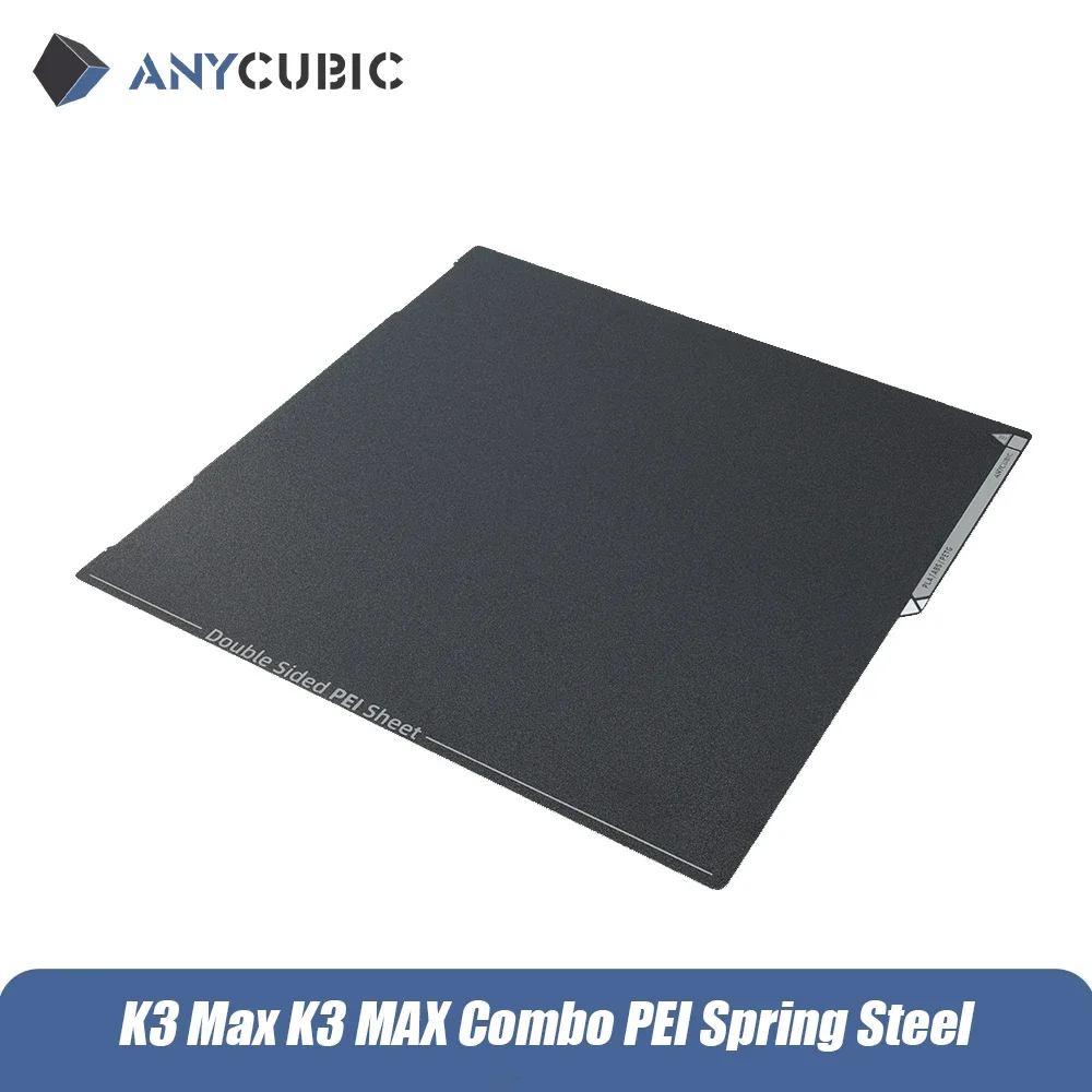 ANYCUBIC Original PEI Spring Steel Magnetic Printing Panel For Kobra S1/Kobra 3 Kobra 2/Kobra 3 Max/ FDM 3D Printer Accessories