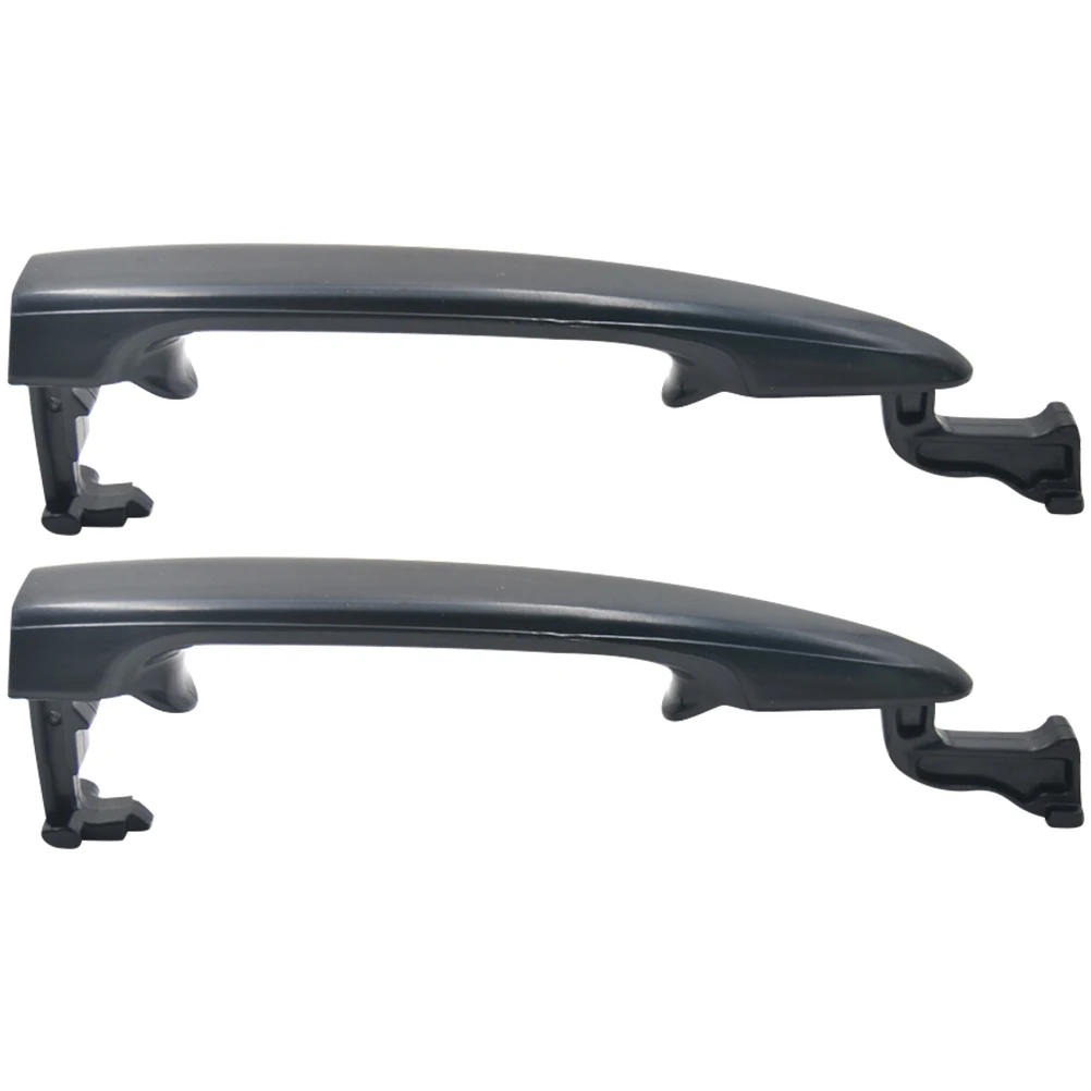 

2 Pcs Car Door Handle Rear Modification ABS Left Right Parts Wide Application Compatible Durability Practical Long
