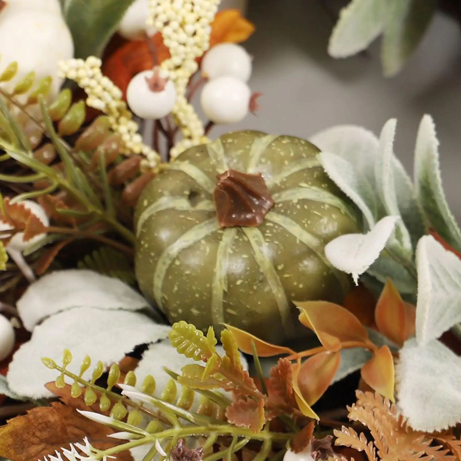 

Осенние венки для входной двери Осенний венок из тыквы для входной двери Кленовые листья Украшения на День Благодарения для наружного сада и двора