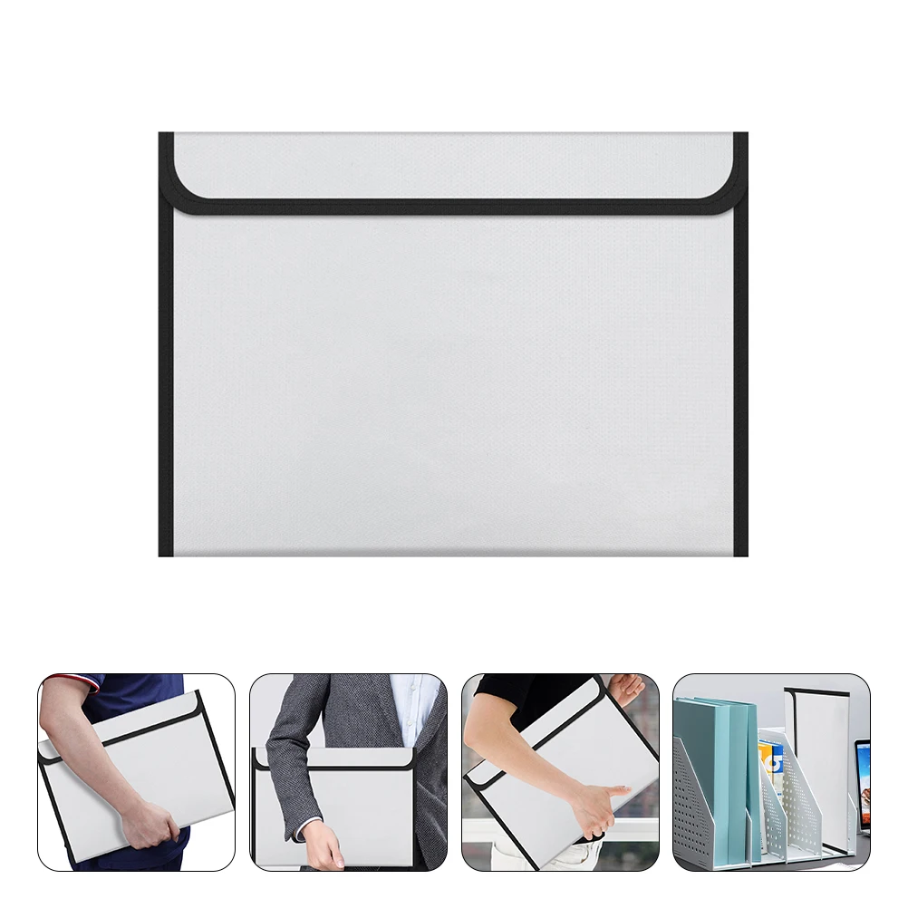 

Waterproof and Fireproof File Bag Documents Security Storage Holder