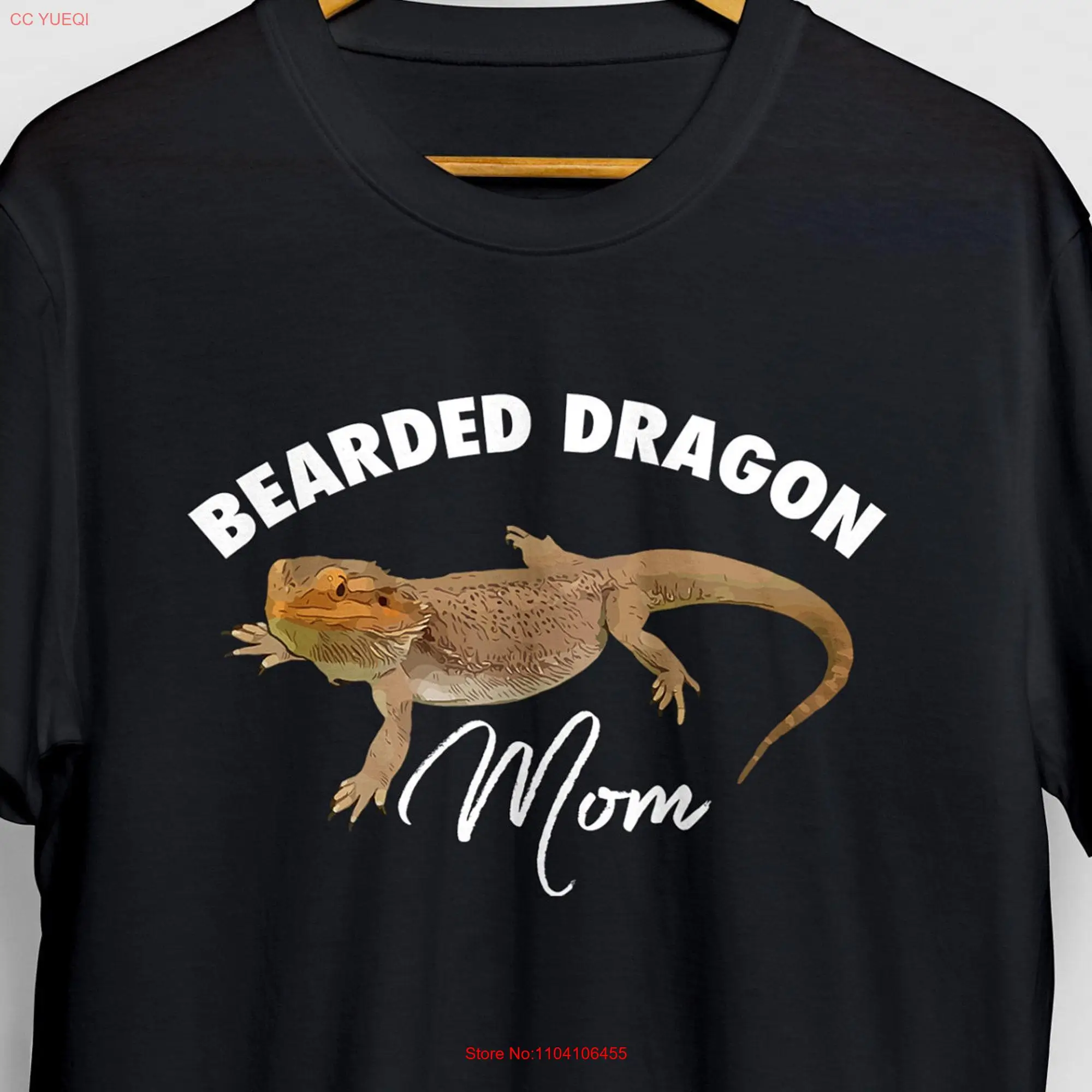 Bearded Dragon Mom T Shirt Lizard Reptile  long or short sleeves