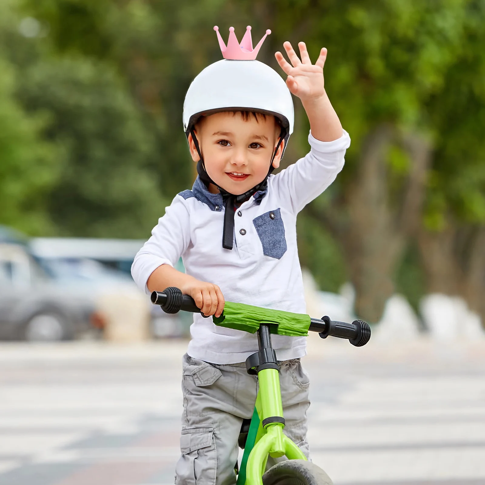 

Decoration Motorcycle Car Decorations Mini Bike Ornament Accessories Women Child Premium Silicone Durable Bright