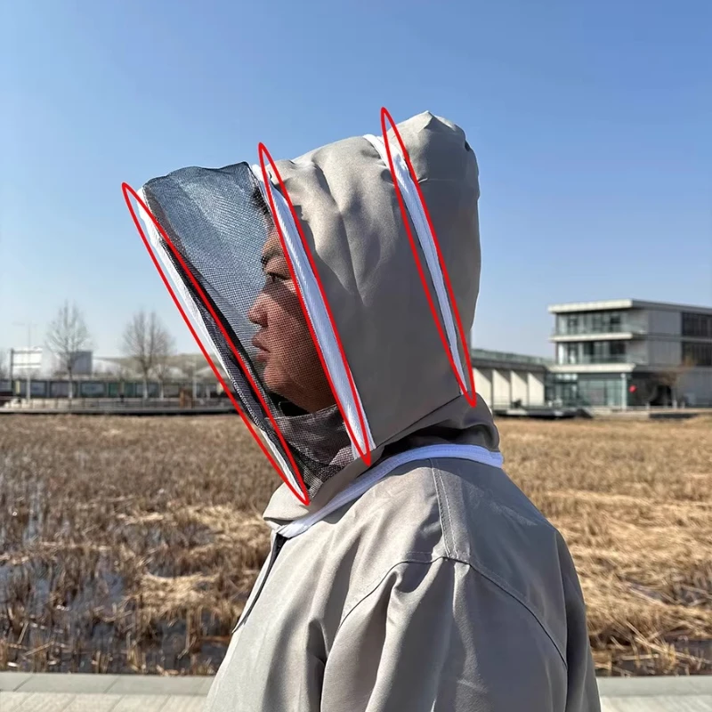 Beekeeping Clothing Veil Hood Gloves Hat Cloth Jacket Protective beekeeping suit beekeepers bee suit equipment